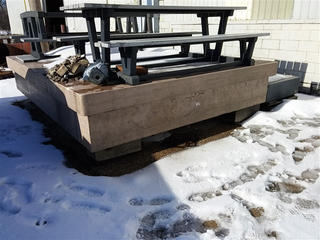 Granite Surface Plate 12 ft x 10 ft x 2 ft Thick, Machine ID: 6792